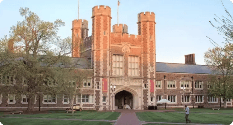 A photo of the Washington University of Saint Louis campus.